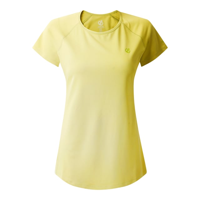 100% Polyester. Fabric: Mesh, Q-Wic. Design: Plain. Neckline: Scoop. Sleeve-Type: Short-Sleeved. Fabric Technology: Four Way Stretch. Anti-Bacterial, Breathable, Lightweight, Logo, Mesh Panels, Quick Dry. Length: Regular. 8 UK: 32 in. 12 UK: 36 in. 20 UK: 45 in. 18 UK: 43 in.