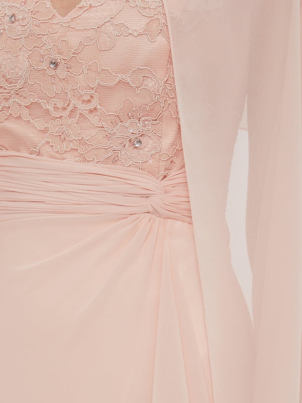 Farrah ruffle shop skirt chiffon gown