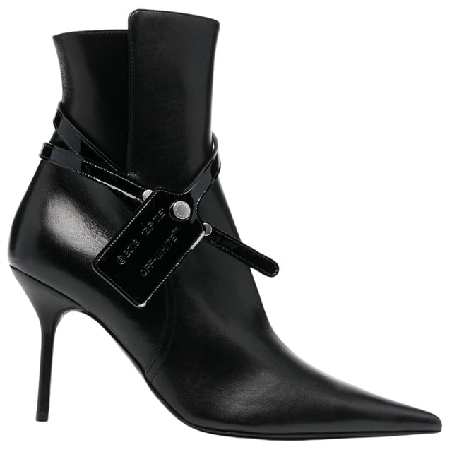 Nappa Calf Zip Tie Ankle Boot Black, Made In Italy, Zip Fasten, Black Boot Style Heel, 100% Leather