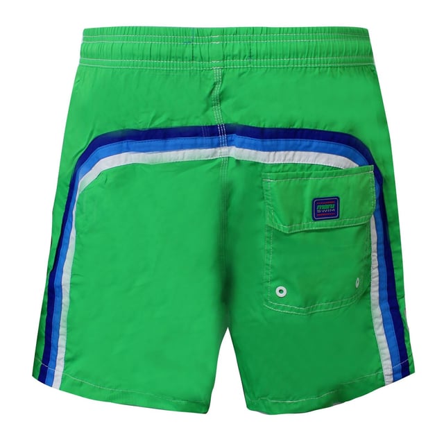 Maru Mens Arc 16" Swimming Shorts Beach Trunks Green MS4399