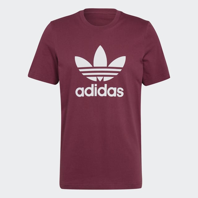 The Trefoil logo is steeped in sport and style history. But it's about more than that. It represents a fearless energy and a clan of creators striving to be their best at every step. Slip into the comfort of this adidas t-shirt and show it off. By buying cotton products from adidas, you're supporting more sustainable cotton farming.  - This model is 188 cm and wears a size M. Their chest measures 95 cm and the waist 81 cm. - Regular fit - Ribbed crewneck - 100% cotton single jersey - Better Cotton Initiative  Shipped by adidas
