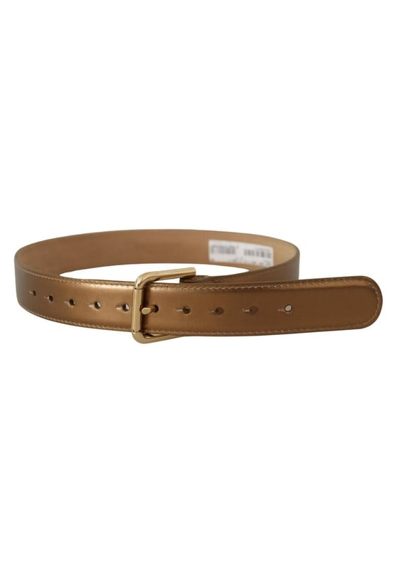 Brand: Dolce & Gabbana
  Material: Leather
  Color: Bronze gold buckle
  Gender: Women
  Logo details
  Made in Italy
  Width: 3 cm