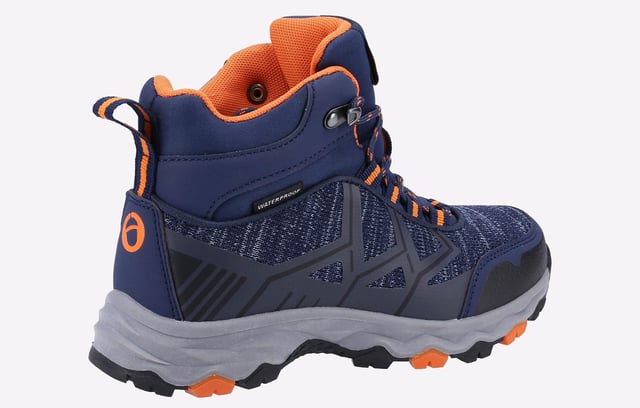 Lightweight and breathable hill and trail walking boot with an eco-conscious upper made from 85% of rPET (recycled plastic bottles). A waterproof membrane keeps feet dry whilst a memory foam foot bed cushions the feet, keeping feet comfortable.
- 85% recycled PET upper- Waterproof Inner Membrane- Padded gusset tongue- Deep cushioned collar- Rear pull loop- Upper touch fastening strap to support the ankle- Traction rubber outsole