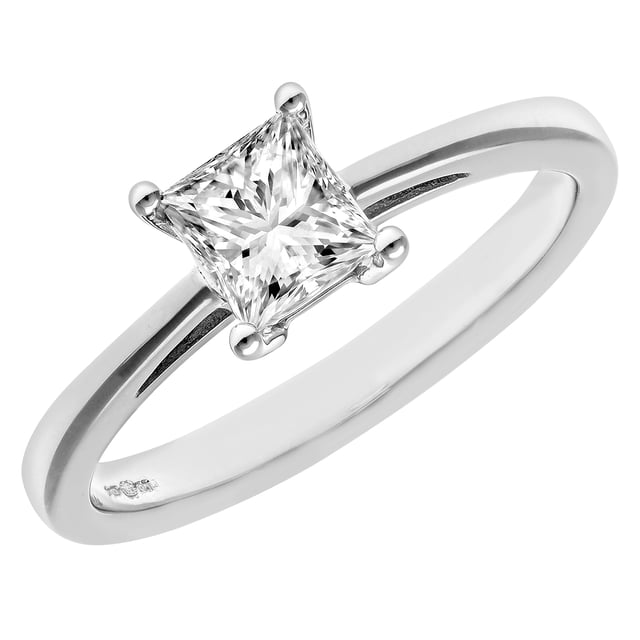 Oro amarillo de 18 quilates (750): 3 gr; # Diamante: 0,75 ct