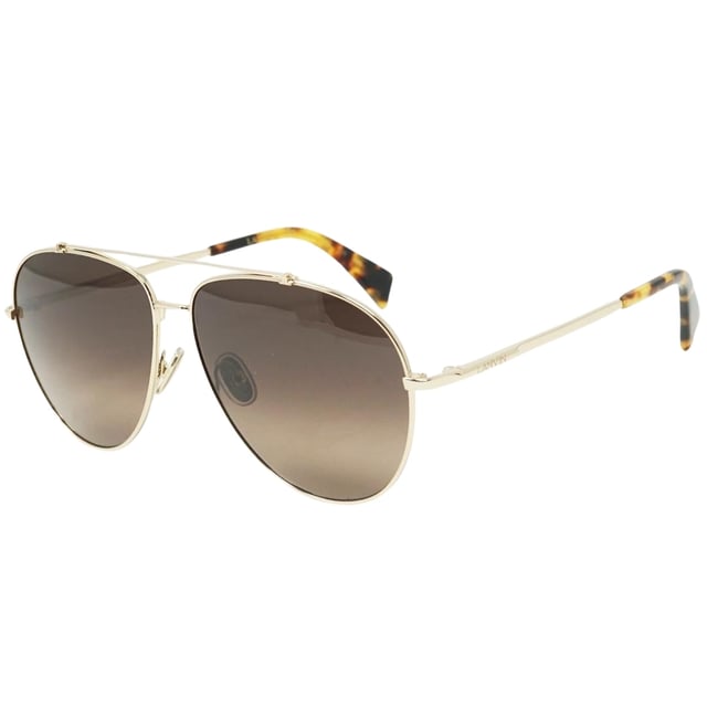 Experience luxury and sophistication with the Lanvin LNV113S 740 Sunglass. Crafted from the finest materials, these sleek sunglasses feature 100% UVA/UVB protection and refined metallic accents. Admire the sophisticated Lanvin style with these timeless sunglasses., Gold Sunglass, Nose Bridge Width = 13mm, Lens Width = 61mm, Arm Length = 145mm, Branded Sunglasses Case and Cleaning Cloth Included, 100% Protection Against UVA &amp; UVB Sunlight and Conform to British Standard EN 1836:2005, Sunglasses, Sunglasses Case, Cleaning Cloth and Care Instructions all Included, Gold Sunglass