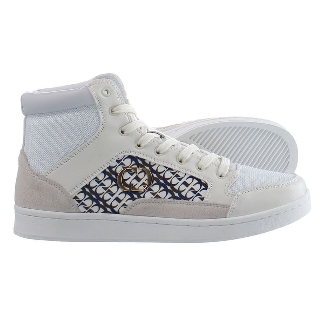 Criminal Damage Craft High White Syn Men Trainers CRAFT HIGH TOP_OFF WHITE/MONO