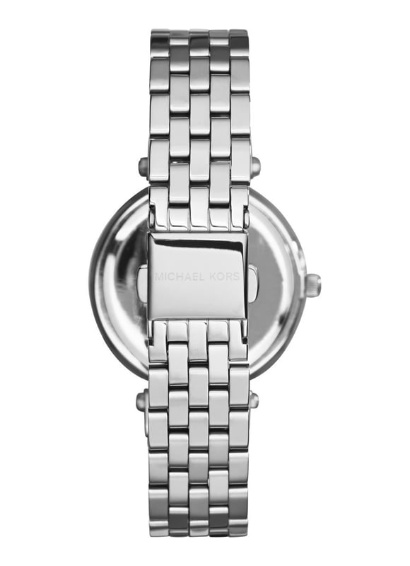 Trendy dames horloge van het merk Michael Kors. Het horloge heeft een polsbandje dat ook kleiner gemaakt kan worden, de kast heeft een diameter van 33 mm en het uurwerk is van Quartz.  Merk: Michael KorsModelnaam: MK3364 (33mm)Categorie: dames horlogeMaterialen: edelstaalKleur: zilver
