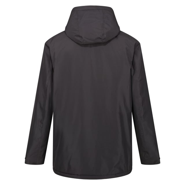 Material: 100% polyester. Foder: Taffeta. Design: Logotyp, ärmlappar. Tygteknik: Andningsbart, DWR Finish, Isolerande, Isotex 5000, Fukttransporterande, Quick Dry, Thermo-Guard, Vattentätt, Vindtätt. Halsringning: Huva. Manschett: Kardborreband med ögla. Ärmtyp: Långärmad. Tejpade sömmar. Funktioner på huva: Påväxt huva, justering med bygel. Fickor: 2 nedre fickor, 2 bröstfickor, säker ficka med dragkedja, invändig. Stängning: Hel dragkedja. 5000g/m¬?/24 timmar. Hållbarhet: Tillverkad av återvunnet material.