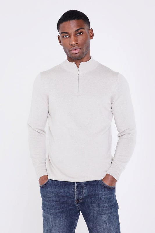 jameson carter zip polo shirt