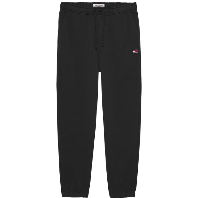 Kleur: Zwart BDS Specificaties: Broek van katoen met geborstelde binnenkant. Ze hebben een verstelbare taille met trekkoord, open zakken aan de voorkant, klein zakje aan de achterkant en geborduurd vlaglogo op de voorkant. Geschikt voor een comfortabele en veelzijdige look Pasvorm: Regular