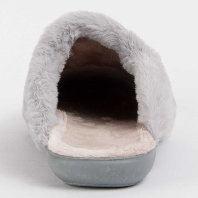 Hecho en España. Zapatilla de casa para mujer. Calce cómodo. Fabricada en materiales veganos. Fabricado por otras marcas para nuestra marca.