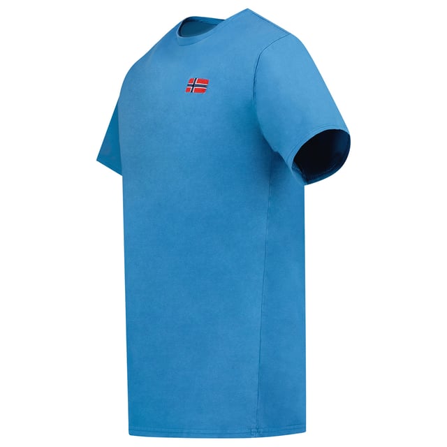 Geographical Norway short sleeve t-shirt.
 Round neckline with ribbed finish.
 Embroidered brand print on the front.
 Seams seen in tone.
 Composition: 100% cotton
 Care:
Wash at maximum temperature 30º.
 Do not iron.
 Do not use dryer.
 Do not use bleach.
 Do not dry clean.