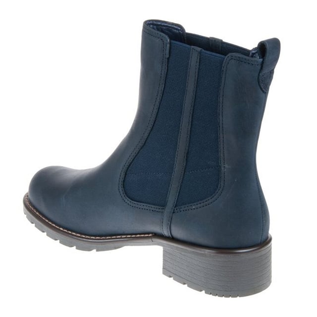 Clarks Orinoco Club Womens Navy Blue Boots