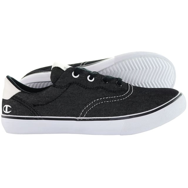 The Champion Boston Kids Black Plimsolls are a classic and versatile choice for kids' footwear. Champion is known for its sporty and casual designs, and these plimsolls are no exception. Here's a description of the key features:

 Black Design:  These plimsolls come in a classic black color, offering a timeless and versatile look that can be easily paired with various outfits.

 Canvas Upper:  The upper is typically made of canvas material, which is lightweight and breathable. It allows for air circulation, making the plimsolls comfortable for kids' feet.

 Slip-On Style:  Plimsolls often feature a slip-on style with elasticized gussets or a simple design that's easy for kids to put on and take off without the need for laces.

 Low-Top Silhouette:  The low-top design provides ease of movement and comfort, making these plimsolls suitable for various activities.

 Padded Insole:  Many plimsolls come with a padded insole that offers extra comfort and cushioning for kids' feet, reducing fatigue during play or daily wear.

 Champion Branding:  Champion's logo and branding elements are often featured on these plimsolls, adding an authentic and sporty touch to the design.

 Durable Rubber Outsole:  The rubber outsole provides good traction and durability, ensuring stability and preventing slips, making them suitable for active kids.

 Versatile Style:  The Champion Boston Kids Black Plimsolls have a versatile and casual style that can be worn for a variety of occasions, including playtime, school, and everyday wear.