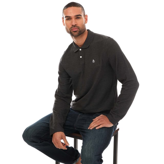 Long sleeve store polo penguin