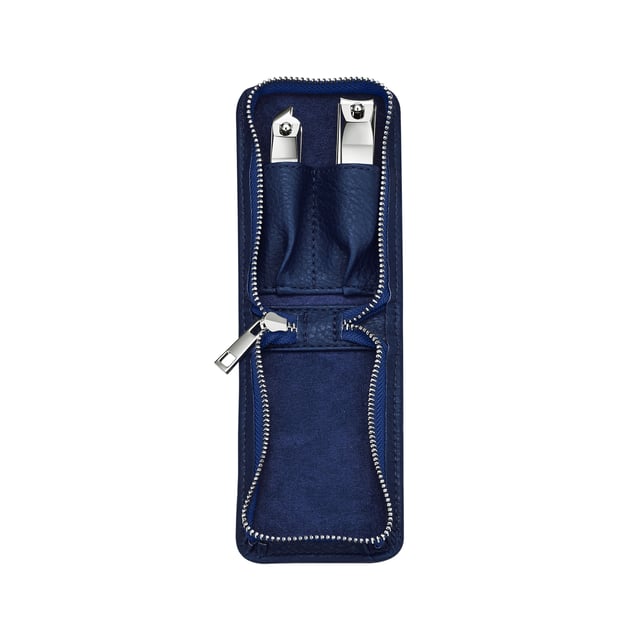 It's a 2-piece set a surgical Stainless steel tools with Heavy duty zip up travel case, Fingernail clippers and Toenail clippers.