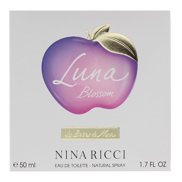 Luna Blossom by Nina Ricci is a floral fruity fragrance for women. It contains notes of peony, bergamot, pear, cedar, musk, jasmine and magnolia.