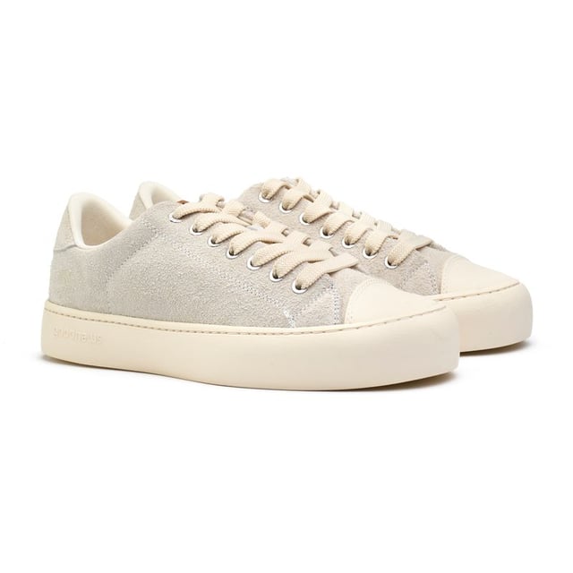 Step Up Your Eco-game With The Good News Slimer Trainers. Sporting A Sleek Natural Hue, These Court-inspired Kicks Boast A 100% Recycled Mesh Lining, Ensuring Your Steps Tread Lightly On The Planet. Crafted With Breathable, Cushioned Footbeds And A Unique Round-toe Shape, They Offer Unmatched Comfort. The 100% Copper Eyelets Add A Refined Touch, While The Robust Rubber Soles Promise Enduring Style. Stride With Pride In These Sustainable Standouts That Don't Compromise On Looks Or Values.