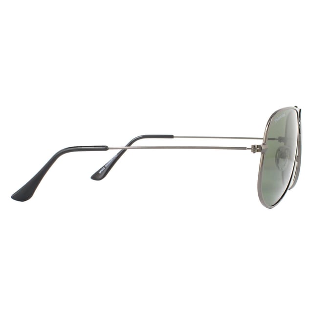 Montana Sunglasses MP94 C Gunmetal Black Smoke Polarized are a lightweight, aviator style frame which are designed with all day comfort in mind. The durable metal frame have a contemporary appearance, yet classic shape which means they will look great across a wide range of face shapes and sizes. This frame has adjustable nose pads to ensure a perfect fit. These Montana designer sunglasses have aspheric, polarized lens technology, exceptional for a frame of this price.