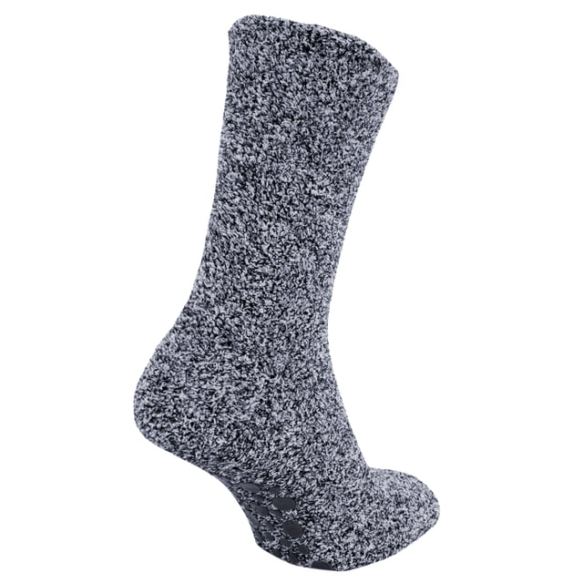 Premium quality extra warm slipper socks with non slip grip. Fibre: 67% Polyester, 31% Polyamide and 2% Elastane.  Perfect for indoor use, keeps you nice and warm. Machine washable.