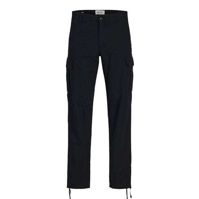 The Men's Cargo Combat Trousers by Jack & Jones will elevate your casual outfit. These lightweight, 100% cotton trousers are incredibly comfortable and breathable, making them ideal for daily wear. A comfortable fit guarantees freedom of movement, and long-lasting wear is assured by the strong frame. With their multiple cargo pockets, these pants combine modern design with functionality by offering lots of room for storing all of your belongings.

These trousers' adaptable style and button closure provide a secure and customisable fit for a range of circumstances, from casual trips to outdoor adventures. Accept the ideal fusion of style and utility in the Jack & Jones Men's Cargo Combat Trousers. accessible in a variety of sizes to accommodate males in the UK.