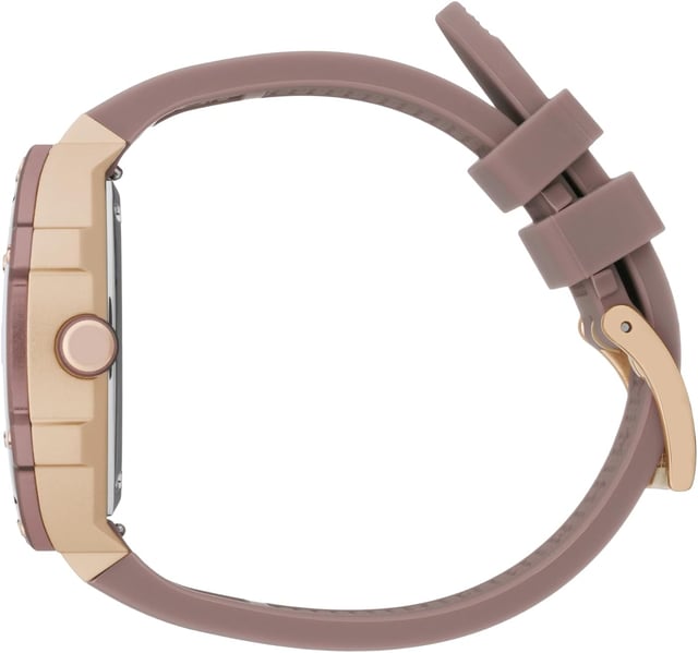 This Ice Watch Ice Boliday - Silk Pink Multi Dial Watch for Women is the perfect timepiece to wear or to gift. It's Rose Gold  Tonneau case combined with the comfortable Pink Silicone watch band will ensure you enjoy this stunning timepiece without any compromise. Operated by a high quality Quartz movement and water resistant to 5 bars, your watch will keep ticking. Discover the ICE boliday - Silk Pink watch, adorned in a soft pink hue sublimated by golden details. This watch combines elegance and delicacy with its refined design. This Multi Dial watch has a calendar function: Day-Date as well as 24-hour Display , Luminous Hands and Luminous Numbers High quality 19 cm length and 19 mm width Pink Silicone strap with a Buckle Case measurement: 34 X 45 mm,case thickness: 11 mm, case colour: Rose Gold and dial colour: Pink