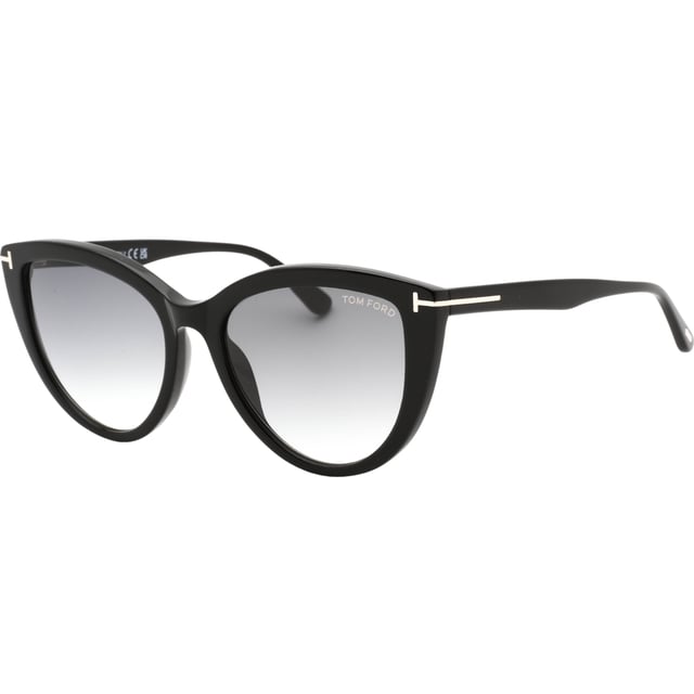 Tom Ford FT0915 Isabella-02 01B Black Sunglasses. A touch of fun for your summer days, but nothing too out of the ordinary for a Tom Ford collectible. Tom Ford Black Sunglass perfect for the summer. Tom Ford Black FT0915 01B Sunglasses, Lens Width = 56mm, Nose Bridge Width = 18mm, Arm Length = 140mm, Made In Italy. Sunglasses, Sunglasses Case, Cleaning Cloth and Care Instructions all Included, 100% Protection Against UVA and UVB Sunlight and Conform to British Standard EN 1836:2005. Tom Ford Black Sunglasses. FT0915 Isabella-02 01B