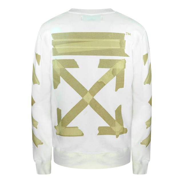 Sudadera blanca outlet off white