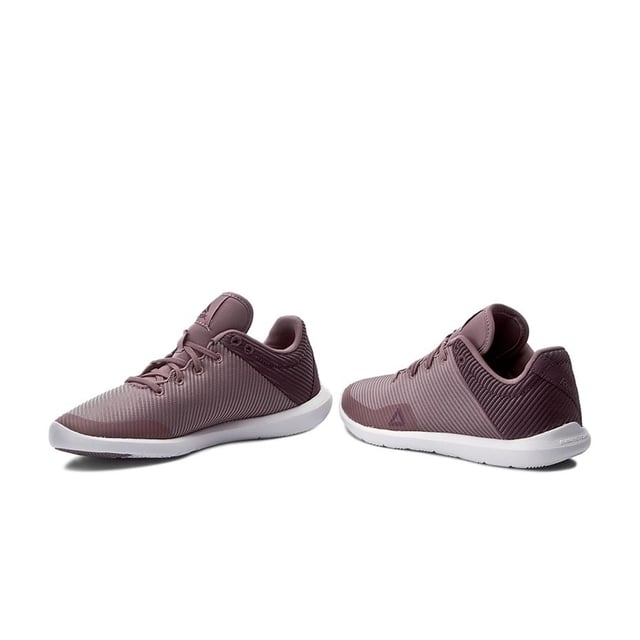 Reebok Studio Basics Lace Up Purple Synthetic Womens Trainers BS5928