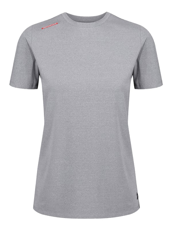 Train in style with this crew neck t-shirt from the LUKE womenswear performance range. Cut from a high performance, recycled fabrication, it is designed with comfort, sustainability and flexibility in mind. The fabric has moisture absorbing properties and elastic fibres for ultimate support when on the move. This piece is complete with the brands iconic rubberised lion head badge at the hem.