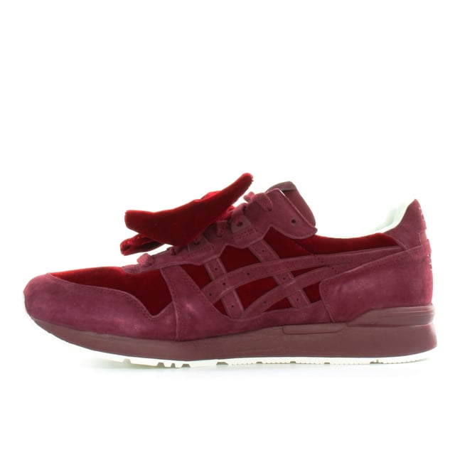 Asics Gel Lyte Womens Burgundy Trainers