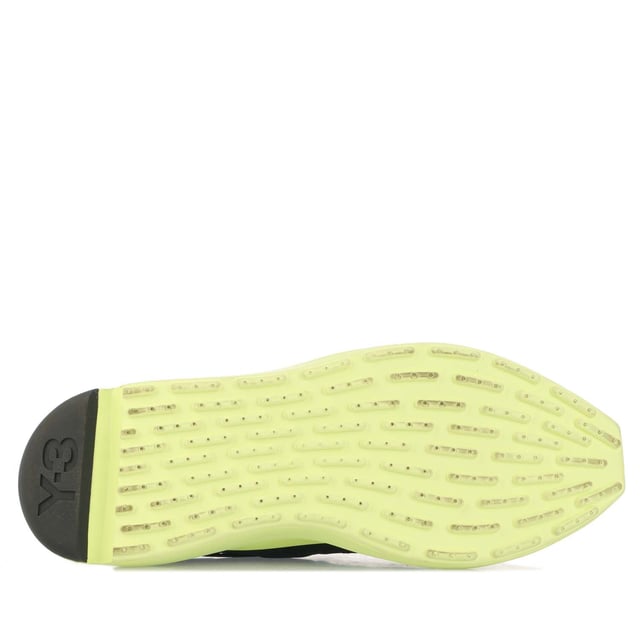 Mens Y-3 Shiku Run Trainers in black yellow.- Leather upper.- Lace closure.- Padded ankle.- Tonal pull-tab.- Round toe.- Contrasting printed logo on the tongue.- Embossed logo on the inside.- Moulded sole.- Ref: GZ9139