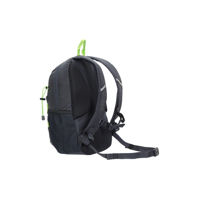 Fabric: Ripstop. Fabric Technology: Breathable. Design: Contrast Detail, Logo, Triangular. Fastening: Toggle, Zip. Adjustable Chest Strap, Air Mesh Back, Carry Strap, Hydration Bladder Compatible, Laptop Sleeve, Padded Back, Padded Hip Belt, Reflective Detail. Compartments: 1 Main Compartment, Bottle Holder. Capacity: 25.1L. Please Note: Hydration Bladder Not Included.