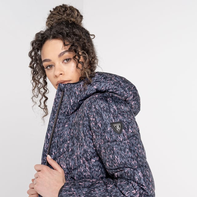 Dare 2B Womens/Ladies Reputable Embellished Padded Jacket (Powder Pink