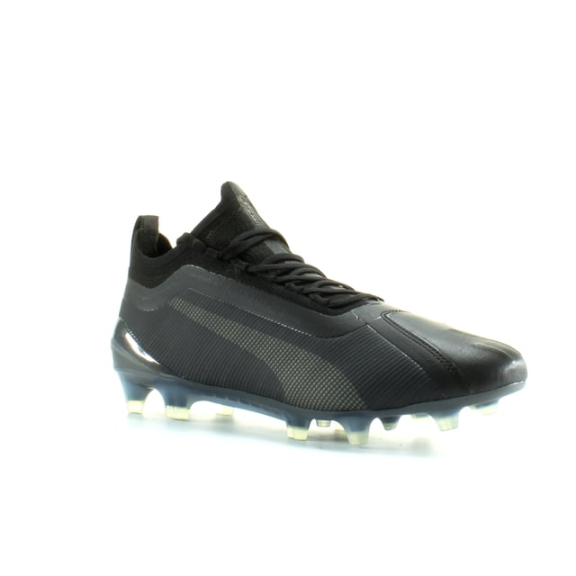 Puma One 5.1 FG/AG Black Synthetic Mens Lace Up Football