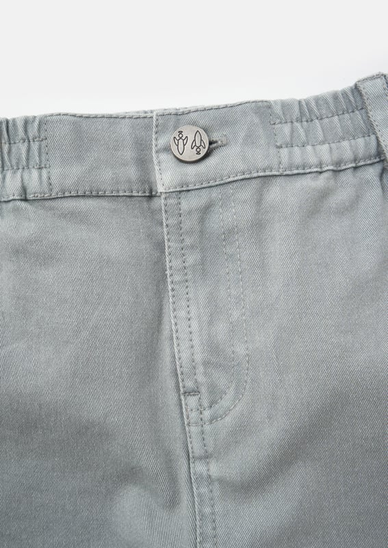 Smart styles need an update? Meet the garment dyed chinos your wardrobe has been waiting for. In a versatile   colourway our chinos have added comfort stretch and an adjustable waist for the ultimate fit. About me: 98% Cotton 2% Elastane Look After Me: Think Planet. Wash At 30C.