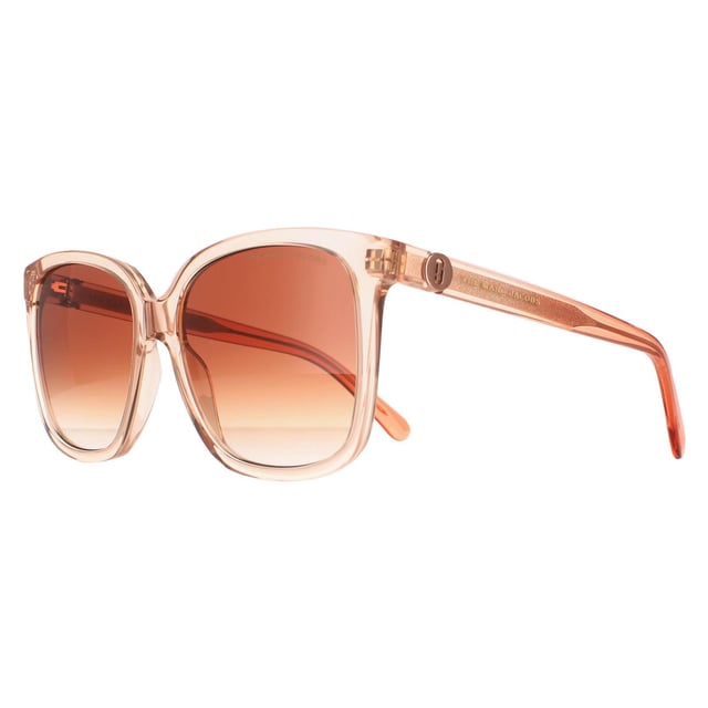 Marc Jacobs Square Womens Orange Beige  Brown Gradient  MARC 582/S  Sunglasses are a fashionable square style crafted from lightweight acetate. The Marc Jacobs logo is embedded on the slender temples for brand authenticity.