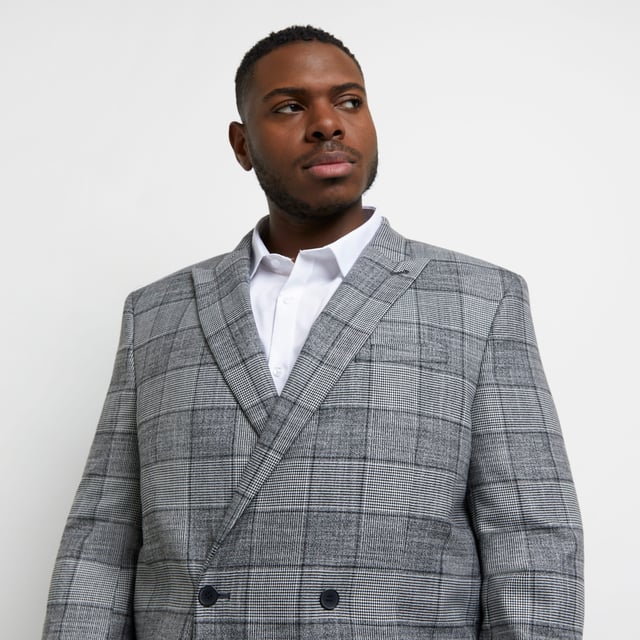 River island mens tweed jacket clearance