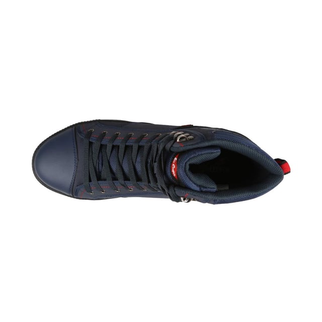 Upper: Nubuck, PU (Polyurethane). Lining: Woven. Insole: Textured. Midsole: Phylon. Outsole: Acid Resistant, Oil Resistant, Rubber, Slip Resistant. 7 Eyelets. Toe Protection (Joules): 200. Fabric Technology: Breathable, Flexible, Lightweight. Energy Absorbent Heel, Moulded, Padded Ankle, Padded Collar, Pull Tab. Flat. Cut: Ankle High. Design: Logo, Plain. Conforms to Safety Standard: EN-ISO 20345-SB SRA. Toe Style: Steel Toe Cap. Fastening: Lace Up, Slip-In.