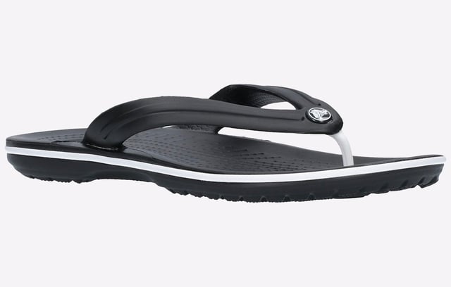 Sporty and lightweight, the Crocs Crocband Flip is a colourful flip that pairs perfectly with shorts, slacks or swimwear. Constructed of easy to clean Croslite material construction, it's ready for beach, garden... or anywhere!
- Its not always bad when the Band changes
- Introducing the newest member to our Crocband collection, the Crocs Crocband Flip
- With all the style of the original version retro sneaker stripe, but all the comfortable cool of a flips this sandal will quickly become a summer staple
- If you are looking for style and comfort, the Crocband Flip is the perfect new member of your group
- Croslite material midsole provides lightweight comfort
- TPU upper strap
- Circulation nubs on footbed stimulate blood flow
- Sporty midsole band inspired by the classic vulcanized style