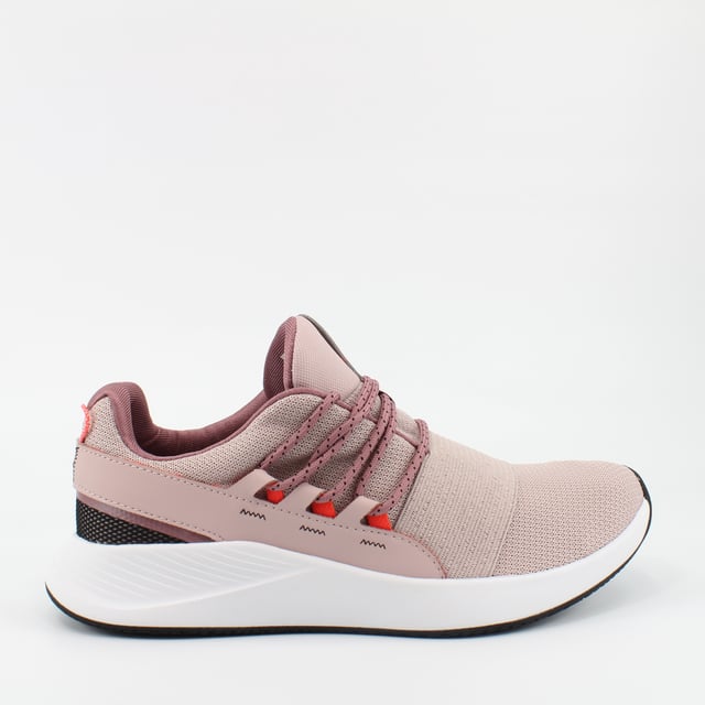 Under Armour Charged Breathe Lace Pink Textile Womens Trainers