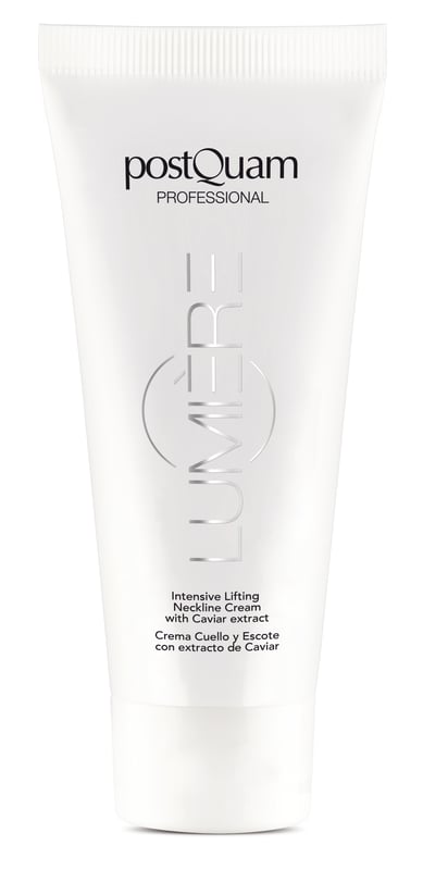 Ref. PQECAV05

DESCRIPCIÓN 
Crema Cuello y Escote Lifting Caviar Lumière, todo tipo de piel
150 ml

Crema hidratante con efecto tensor que aporta hidratación a la piel, reafirma y mejora la turgencia de la piel.

+ Tipos de piel: todo tipo de piel
+ Principios activos: extracto de caviar

Testado dermatológicamente. Sin parabenos.
MODO DE EMPLEO 
Aplicar mañana y noche ejerciendo un masaje en sentido ascendente.

PERIODO DE USO 
12 meses tras apertura
INGREDIENTES 
Aqua (Water), Cetyl Alcohol, Cyclopentasiloxane, Glyceryl Stearate Se, Ceteareth-20, Isododecane, Stearic Acid, Propylene Glycol, Hydrogenated Starch Hydrolysate, Isopropyl Palmitate, Propanediol, Dimethicone, Caviar Extract, Triethanolamine, Bht, Tocopheryl Acetate, Acrylates/C10-30 Alkyl Acrylate Crosspolymer, Sodium Hyaluronate, Quillaja Saponaria Bark Extract, Kigelia Africana Fruit Extract, Hydrolyzed Elastin, Citric Acid, Tocopherol, Benzyl Alcohol, Ethylhexylglycerin, Phenoxyethanol, Sodium Benzoate, Parfum (Fragrance).