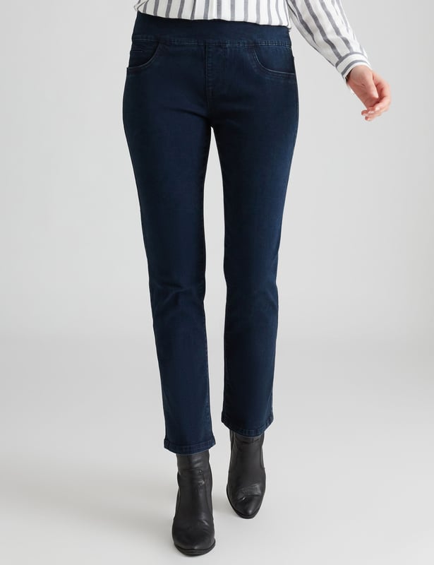 Kate Straight Leg Jeans - Dark Denim