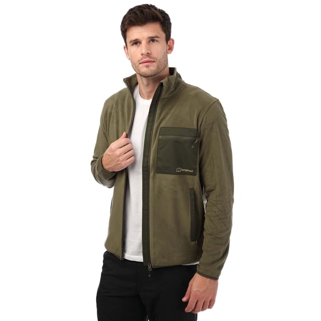 Mens green berghaus fleece hotsell