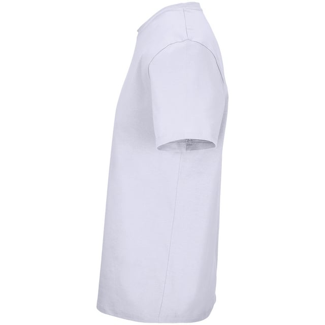 100% Organic Combed Cotton. Design: Plain. Neckline: Crew Neck, Ribbed, Taped. Sleeve-Type: Short-Sleeved. Side Seams, Twin Needle Stitching, Unbranded Size Label. 175gsm. Sustainability: ACCORD, Amfori, BSCI, Fair Wear Approved, Oeko-Tex Standard 100 Certified, PETA-Approved Vegan, REACH, Sustainable Materials.