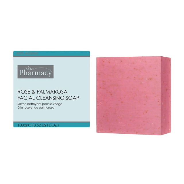 Rose Facial Cleansing Soap is a natural and calming formula enriched with Rose Centifolia Flower Powder. This gentle soap cleanses and hydrates the skin while leaving a soothing rose fragrance. Free from harsh chemicals, it promotes healthy and glowing skin.