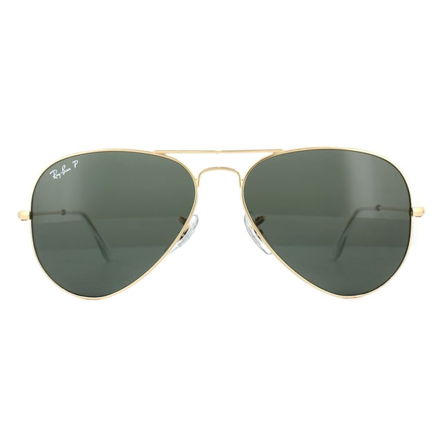 Ray Ban Sunglasses Aviator 3025 001 58 Gold Polarized