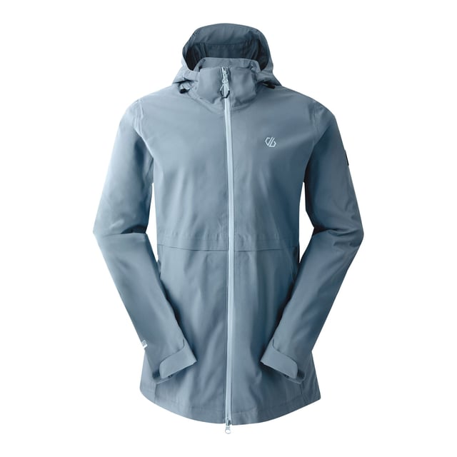 Fabric: Stretch. Design: Logo. Fabric Technology: ARED 20/30, Breathable, Waterproof. Neckline: Hooded. Cuff: Hook And Loop Strap. Sleeve-Type: Long-Sleeved. Taped Seams, Wired Peak. Hood Features: Adjustable, Detachable Hood, Drawcord. Pockets: 2 Side Pockets, 1 Inner Pocket, Zip. Fastening: Full Zip. 8 UK: 32 in. 10 UK: 34 in. 12 UK: 36 in. 14 UK: 38 in. 20 UK: 45 in. 18 UK: 43 in. 16 UK: 40 in.