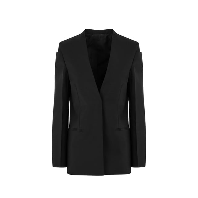 - Composición: 73% lana 27% lana mohair - Totalmente forrado - Cierre con botones - Manga larga - La modelo mide 1,78 m y lleva puesta la talla 36 - Made in Italy - Número de artículo: BW30CU-13QB-001 - Género: MUJER - Código: JKT GV 2 FJ 00 O44 S3 T