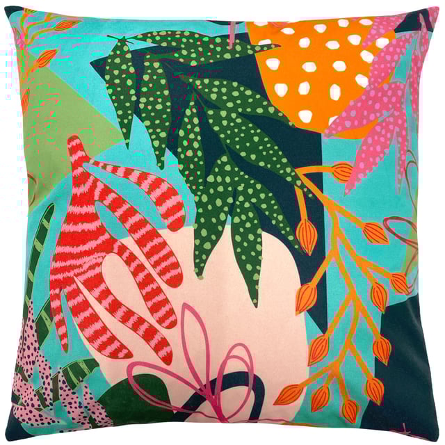 Bold, brave, vivid, the Coralina outdoor cushion would make a statement in any outdoor space, mix with other printed accessories and bold colours to emphasise the maximalist vibe, or layer up with neutrals to make a statement.
